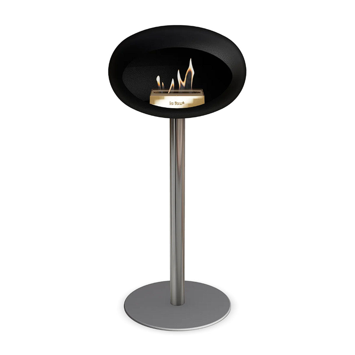 Le Feu Ground Steel High - Black - 60mm Pole Width