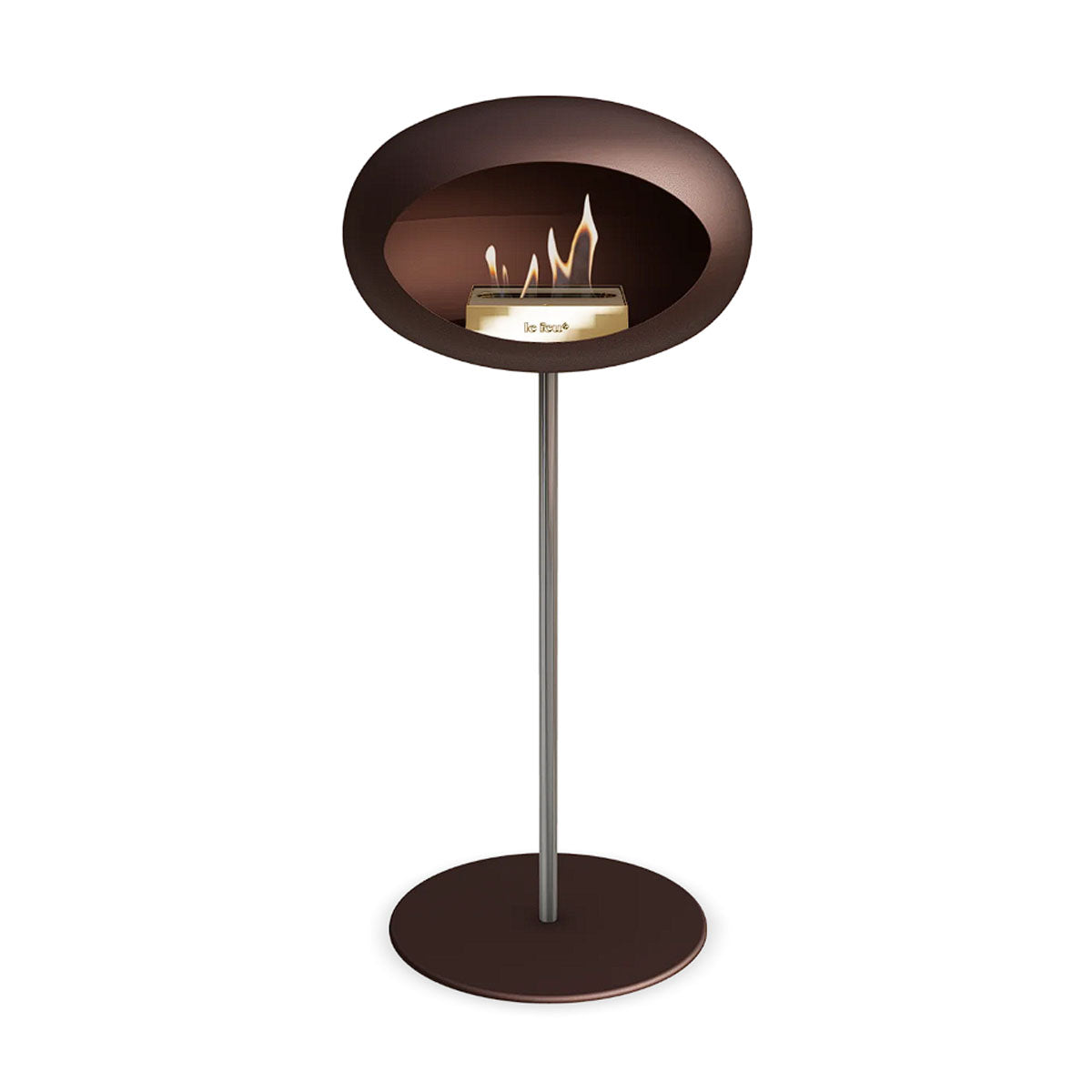 Le Feu Ground Steel High - Mocca - 25mm Pole Width
