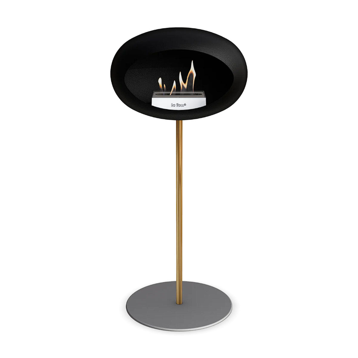 Le Feu Ground Steel High - Black - 25mm Pole Width