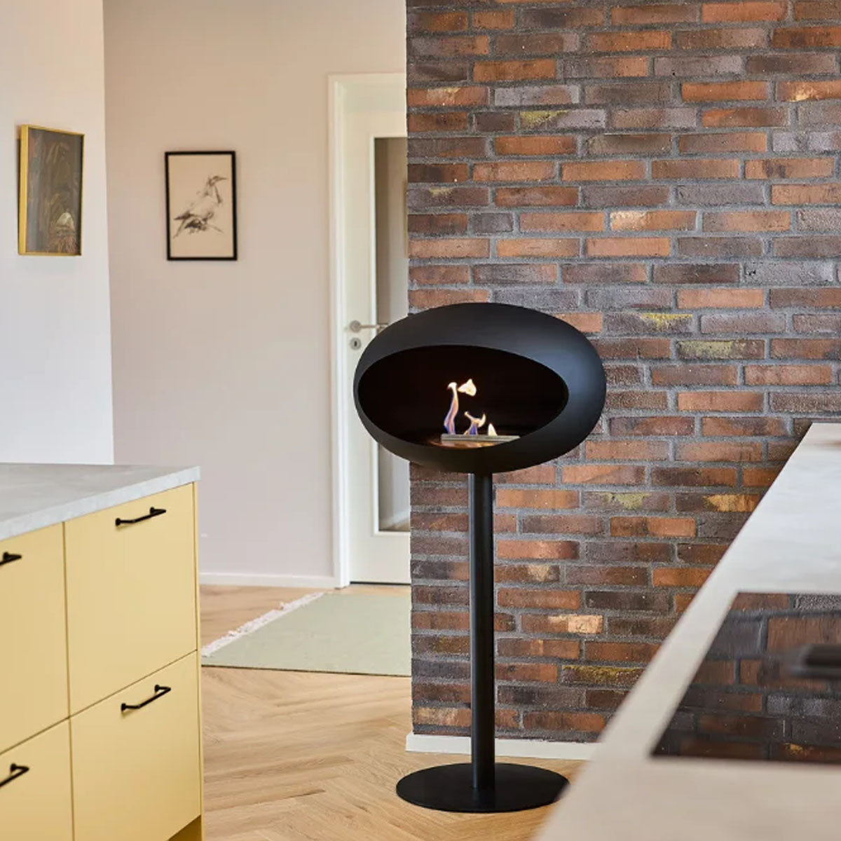 Le Feu Dome 625 - Black Ground Steel High