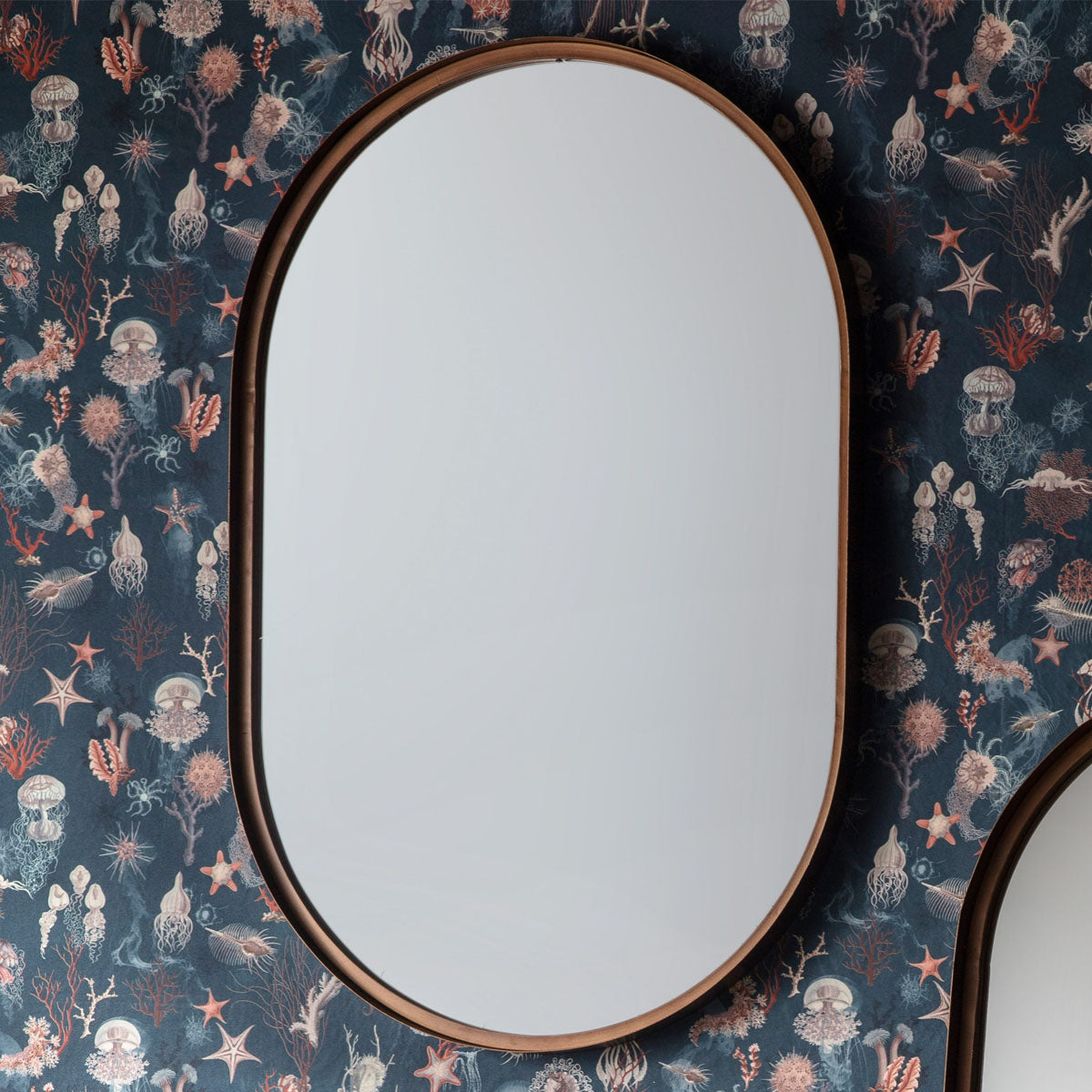 Gallery Direct Greystoke Elipse Mirror 600x50x900mm