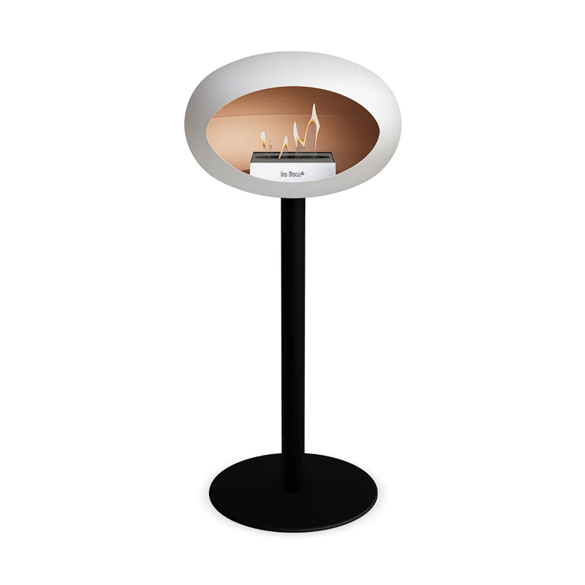 Le Feu Ground Steel High - White - 60mm Pole Width