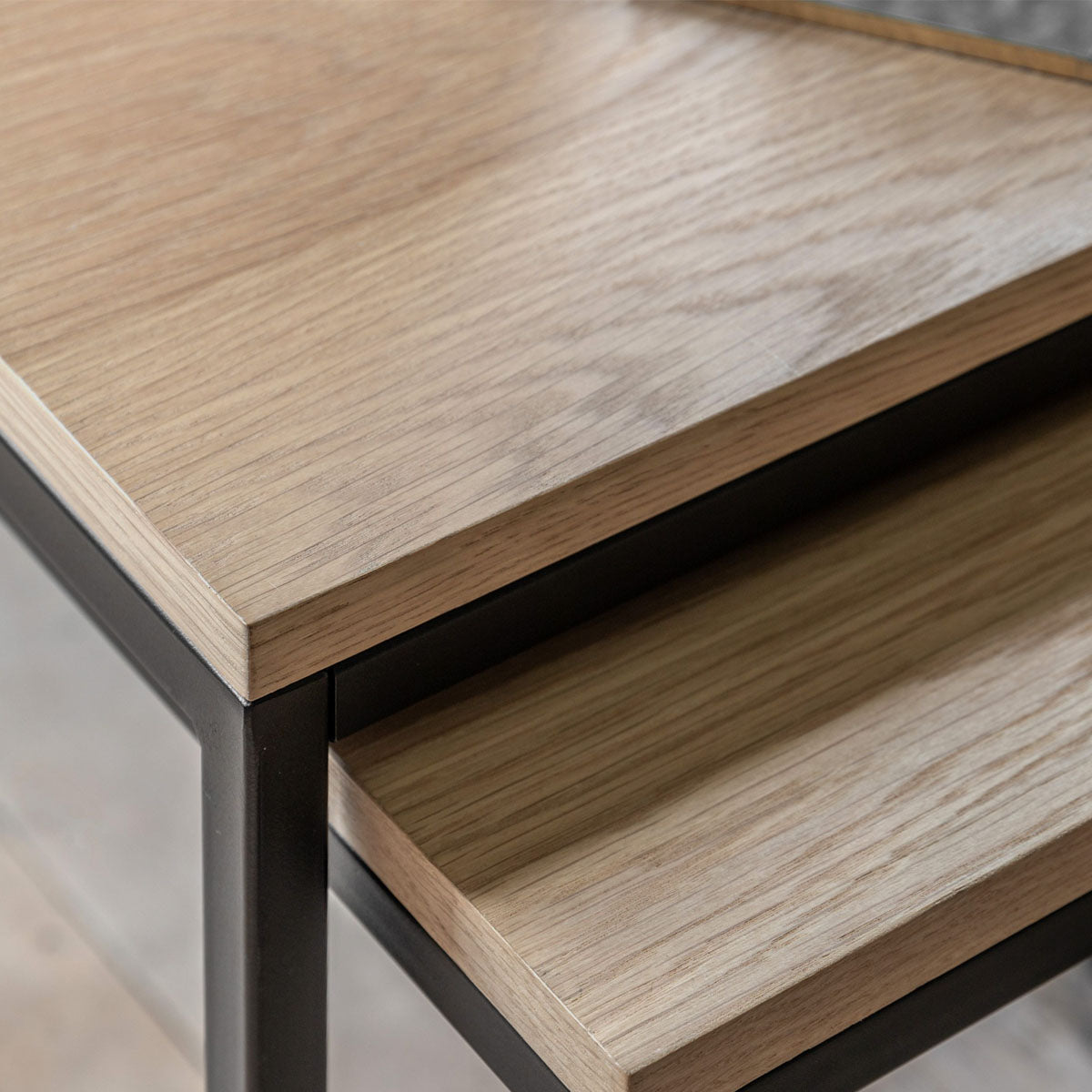 Gallery Direct Henley Side Table Nest 500x500x450mm