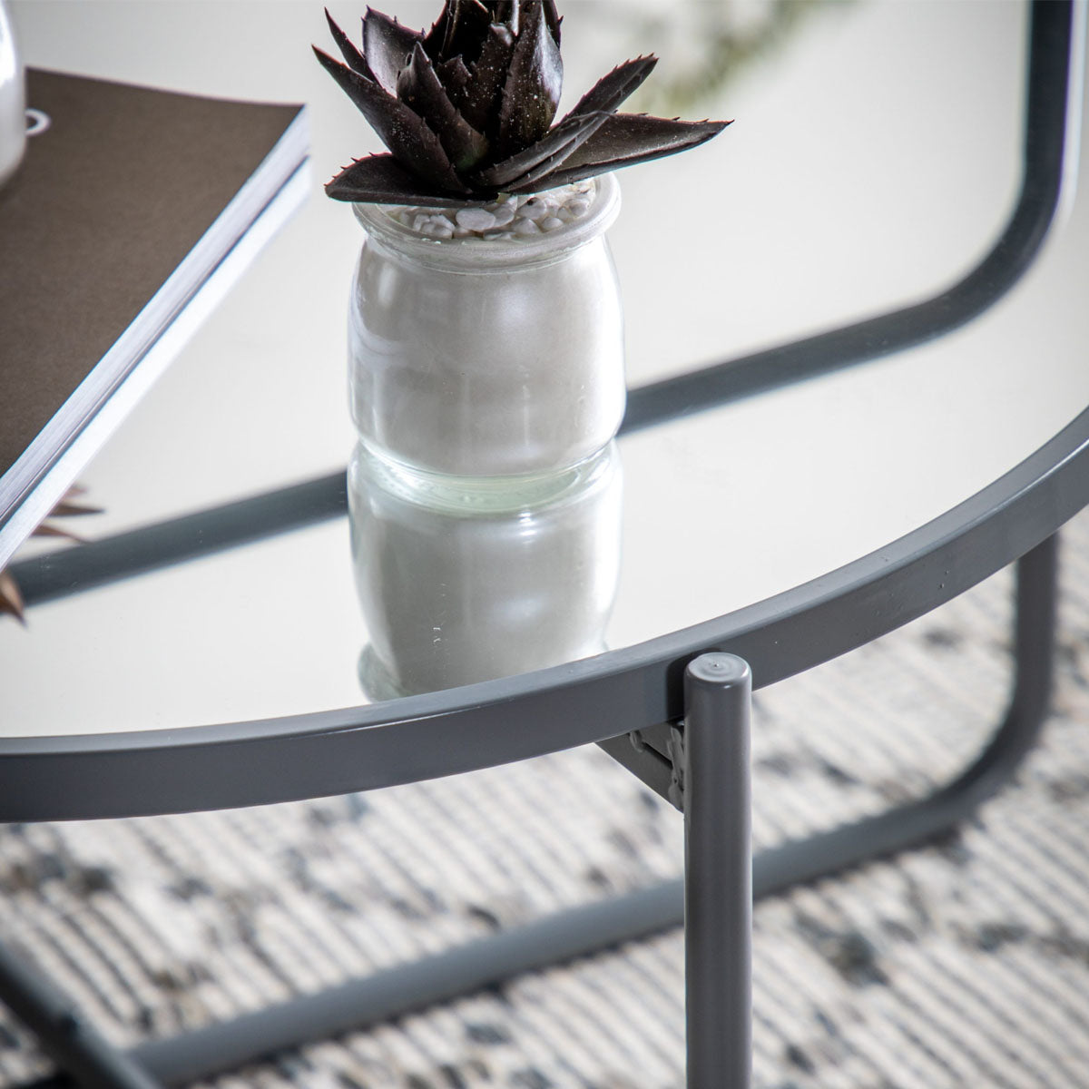 Gallery Direct Fawley Coffee Table Grey 650x650x500mm