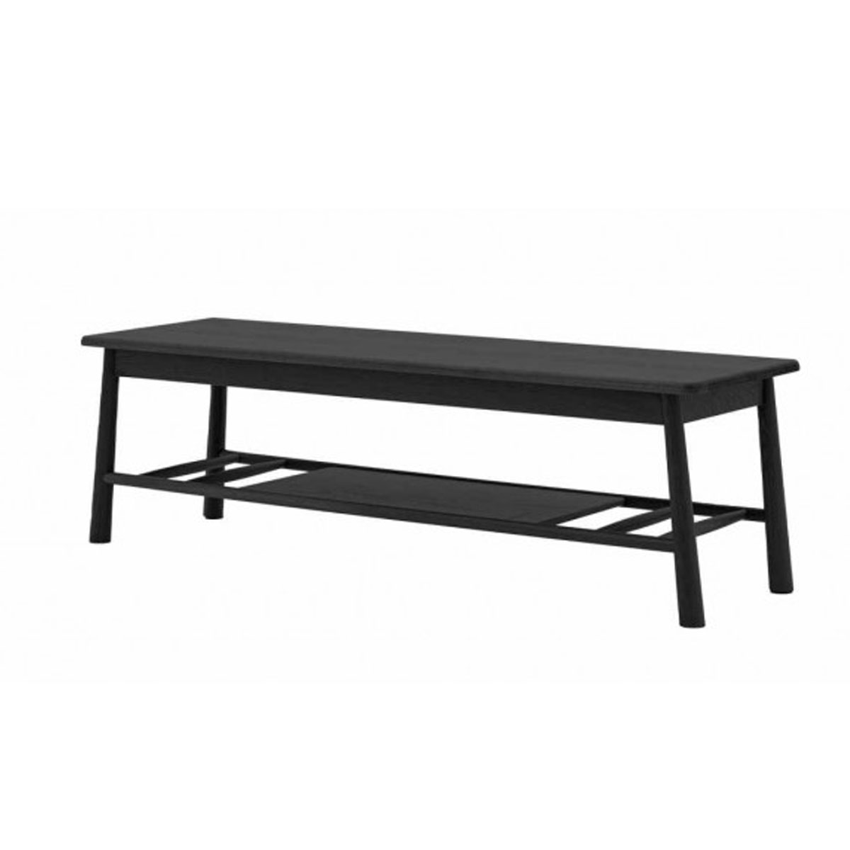 Gallery Direct Wycombe Media Unit Black 1400x420x425mm