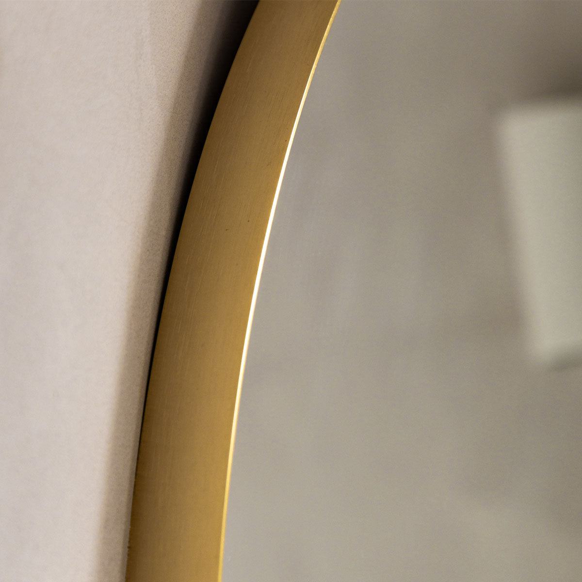 Gallery Direct Holworth Arch Mirror Gold 600x35x900mm