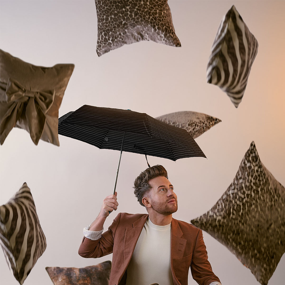 Malini Paul Moneypenny Deafleopard Cushion