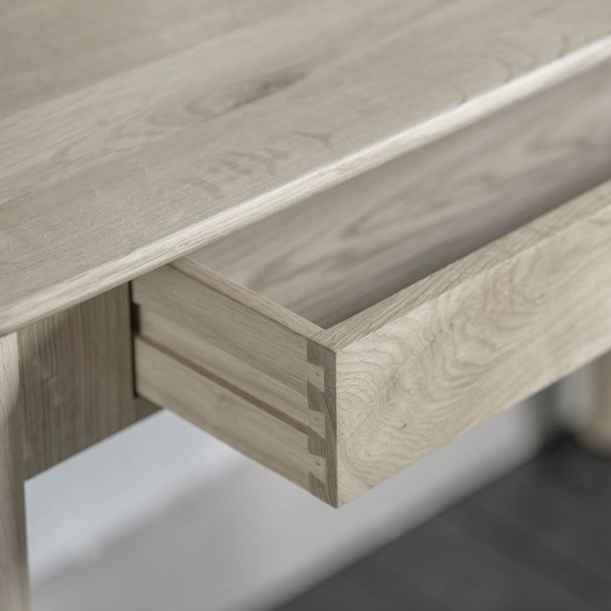 Gallery Direct Kingham 1 Drawer Desk Grey 1100x500x800mm