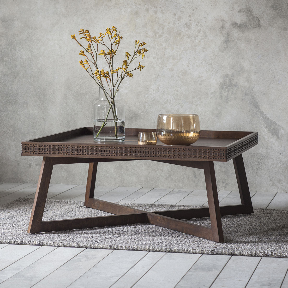 Gallery Direct Boho Retreat Coffee Table 900x900x400mm
