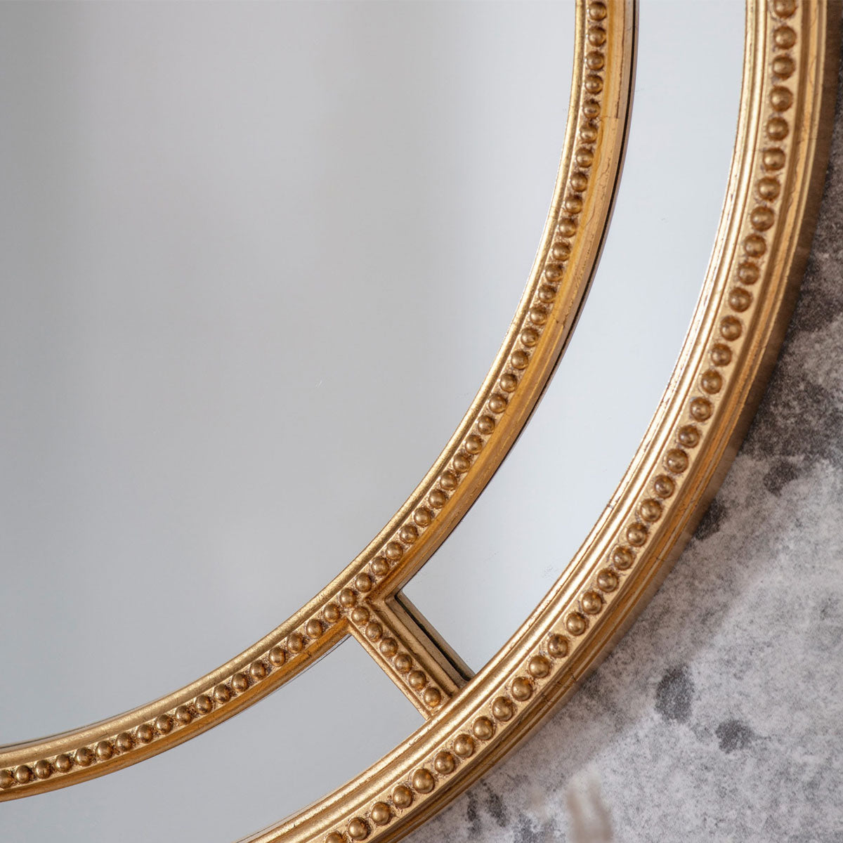 Gallery Direct Sinatra Round Mirror Gold 900x900mm