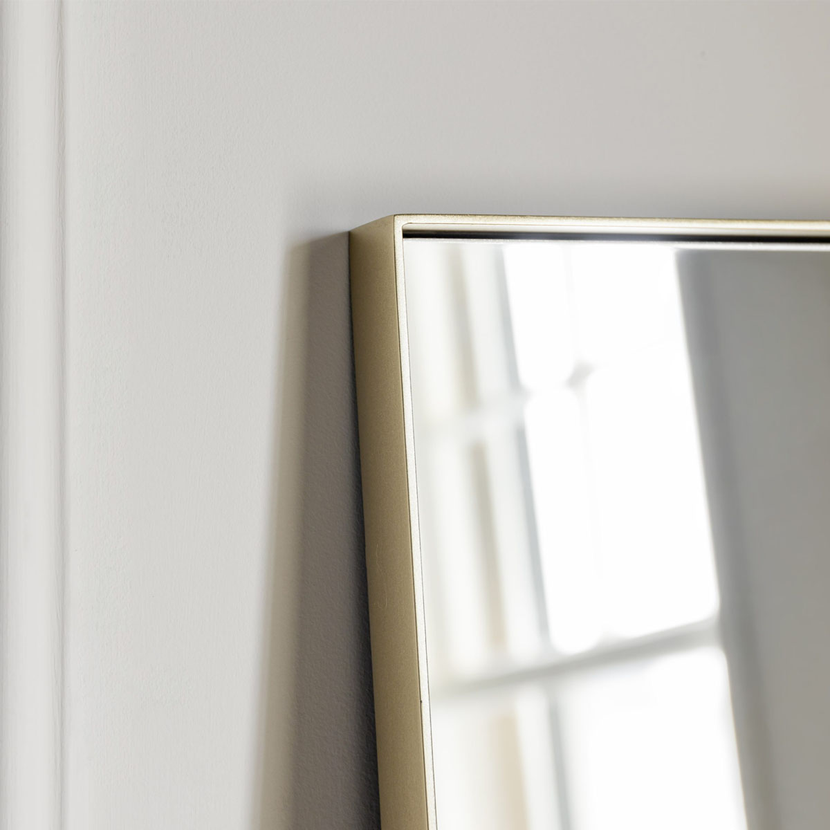 Gallery Direct Hurston Leaner Mirror Champagne 500x1700mm