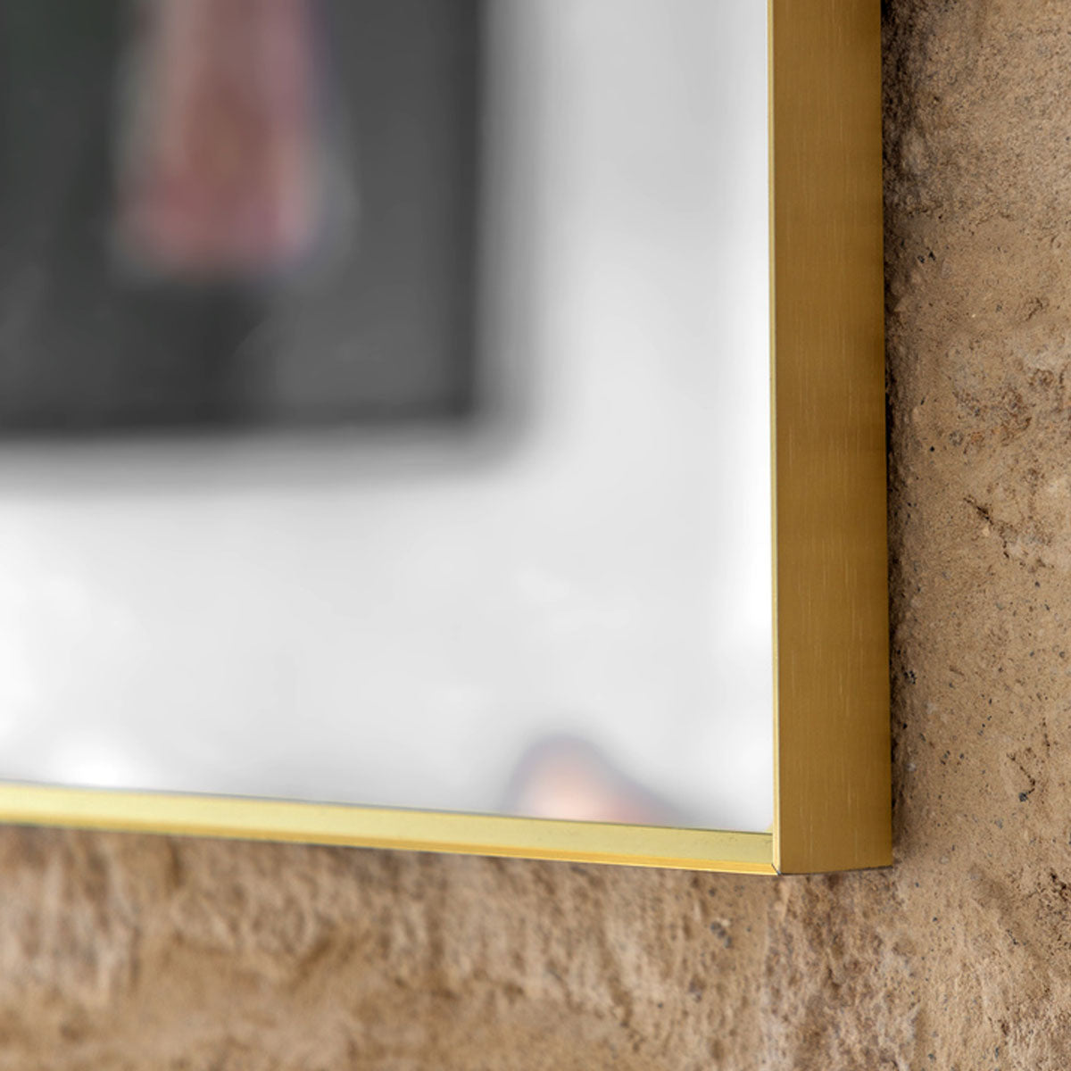 Gallery Direct Holworth Overmantle Mirror Gold 900x1100mm