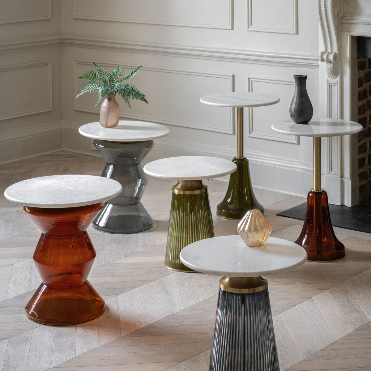 Gallery Direct Bilbao Side Table Dusk 460x460x640mm