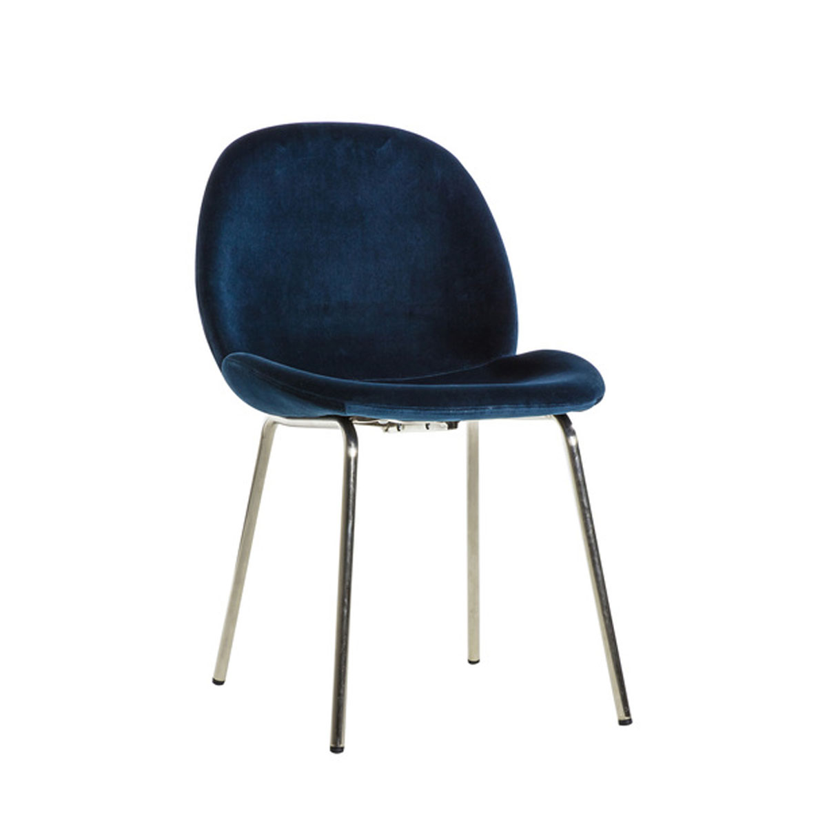 Gallery Direct Flanagan Chair Petrol Blue Velvet (2pk)