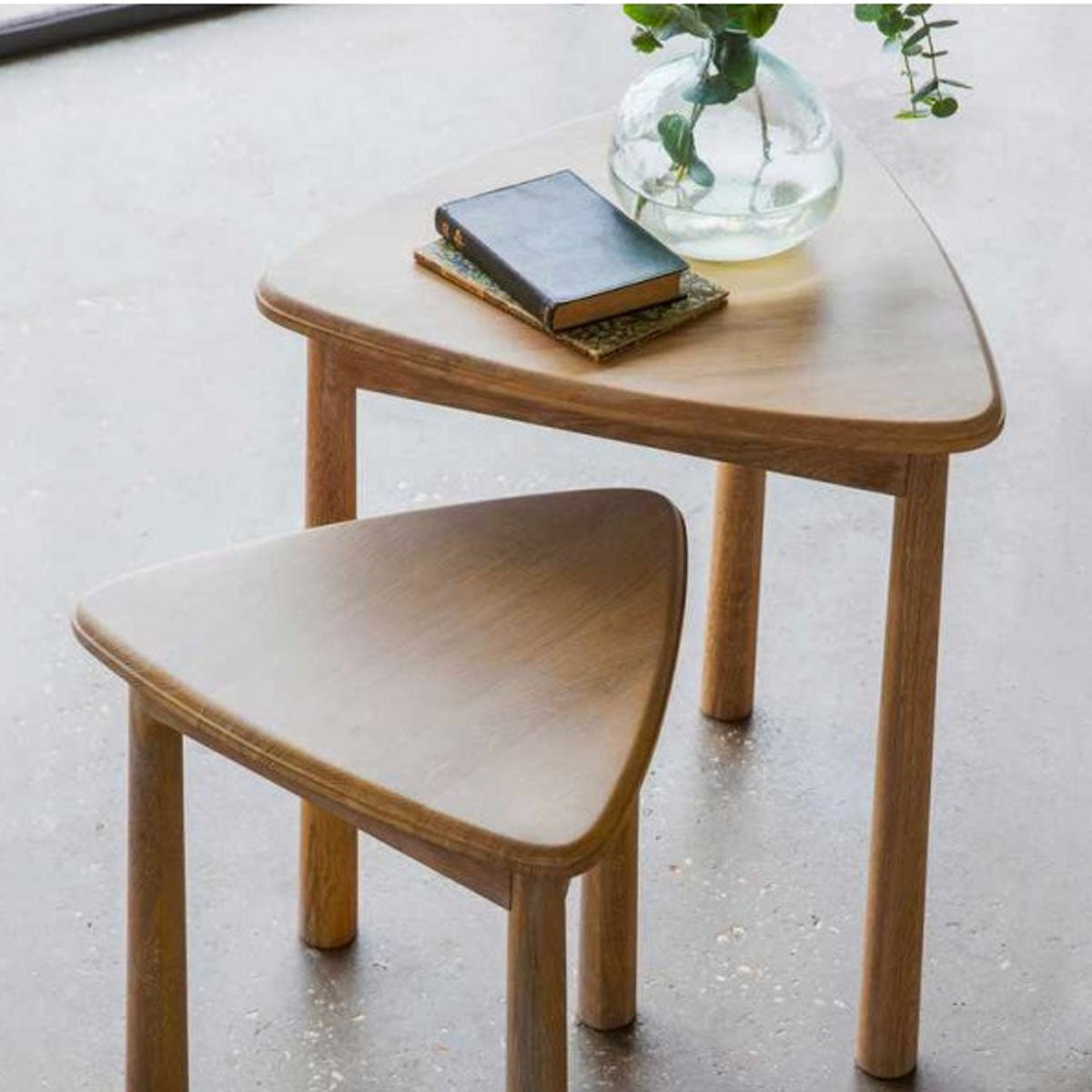 Gallery Direct Wycombe Nest of 2 Tables 500x500x590mm