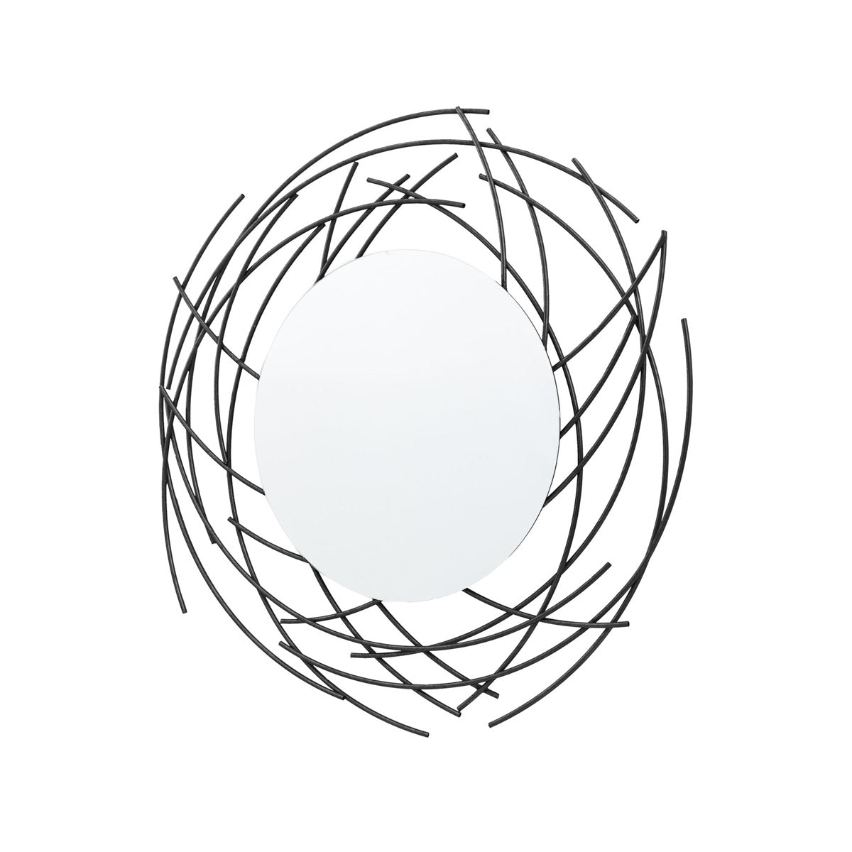 Gallery Direct Barking Mirror Black 1000x40x990mm