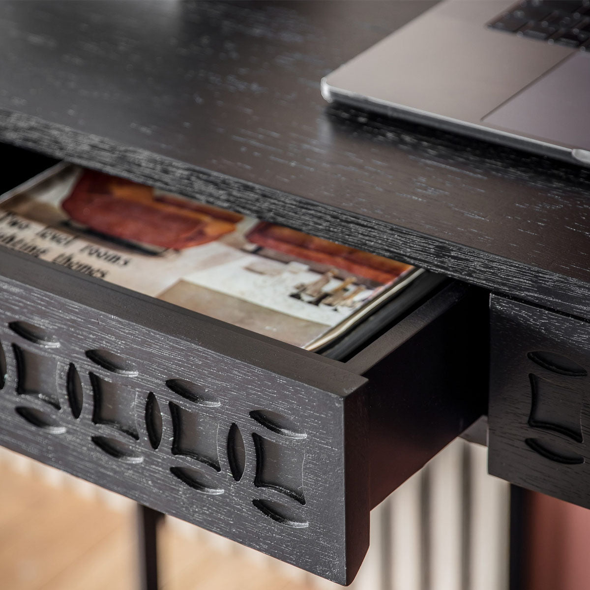 Gallery Direct Boho Boutique 2 Drawer Desk 1300x500x760mm