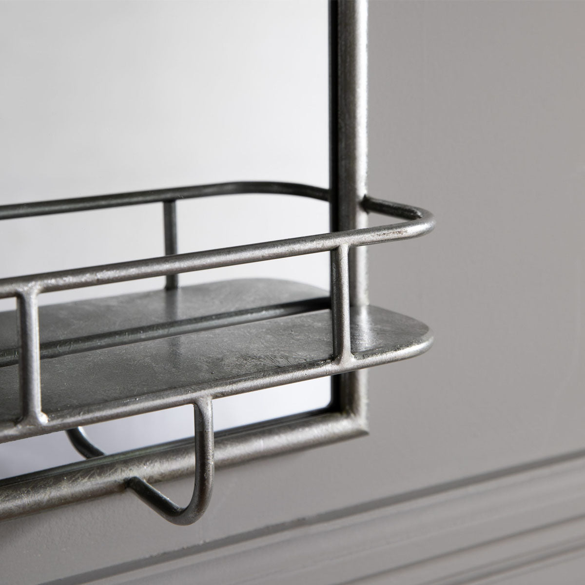 Gallery Direct Milton Mirror Rectangle Silver 300x100x480mm