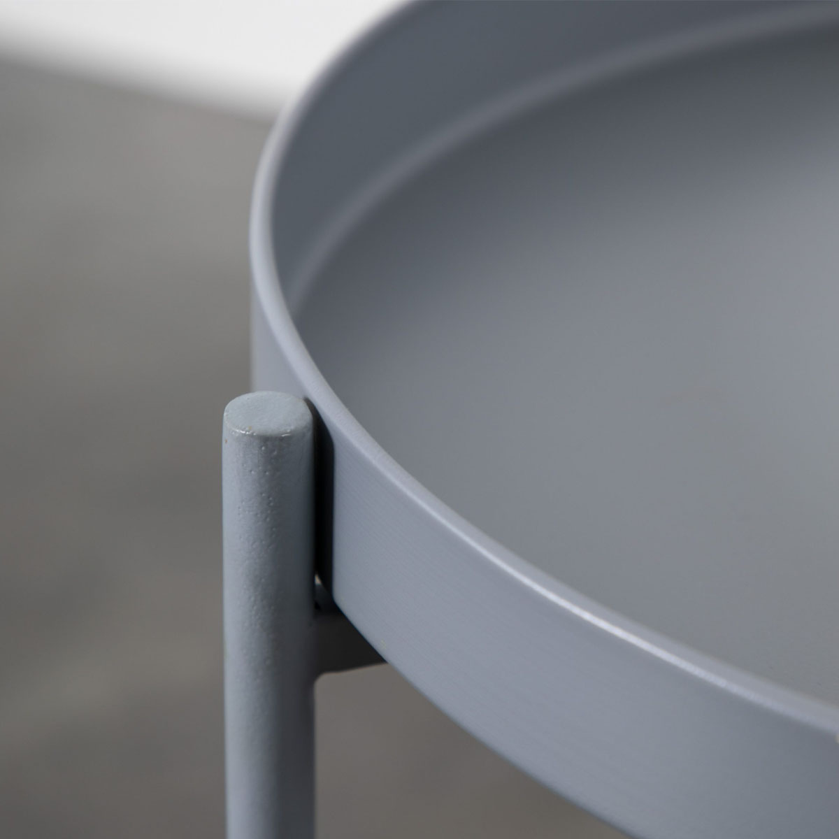 Gallery Direct Melbury Side Table Grey 400x400x660mm