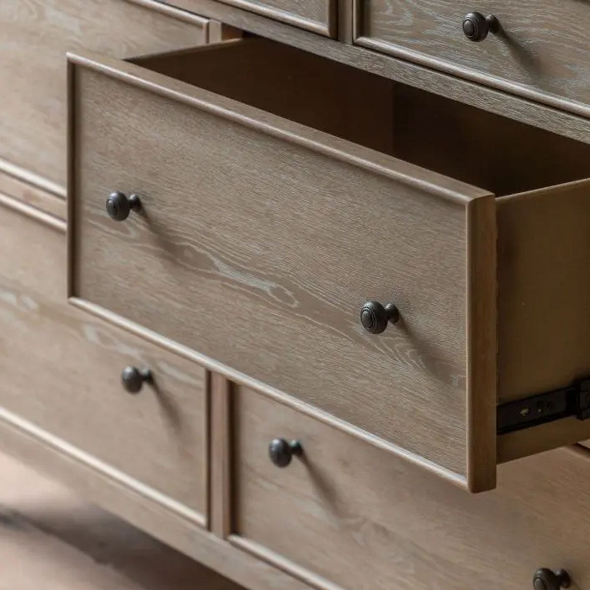 Gallery Direct Artisan 7 Drawer Chest 1400x450x900mm