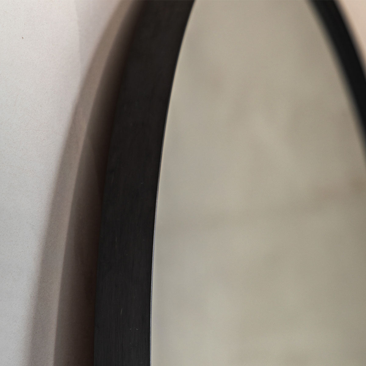 Gallery Direct Holworth Arch Mirror Black 900x35x1800mm