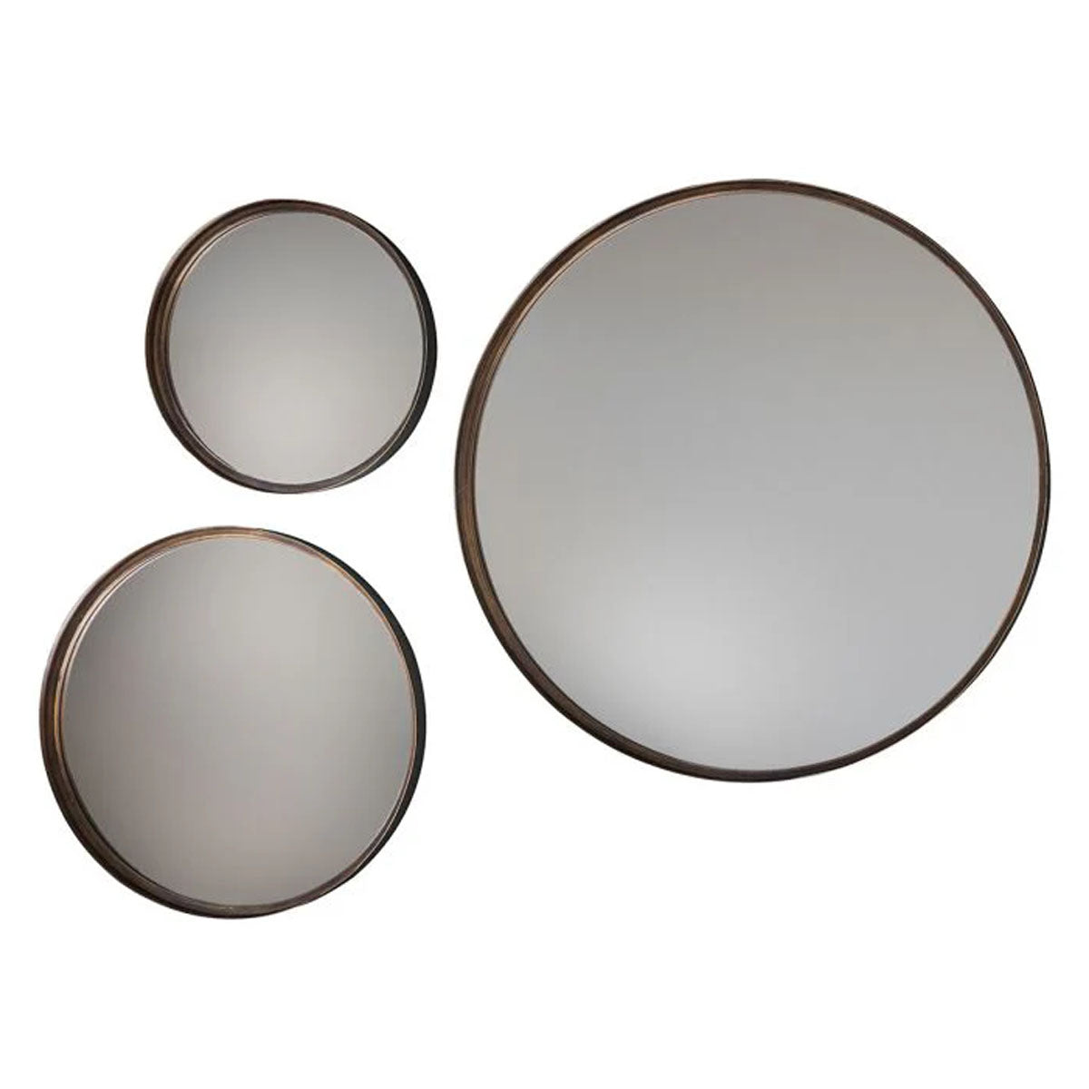 Gallery Direct Reading Round Mirror (4pk) 410x40x410mm