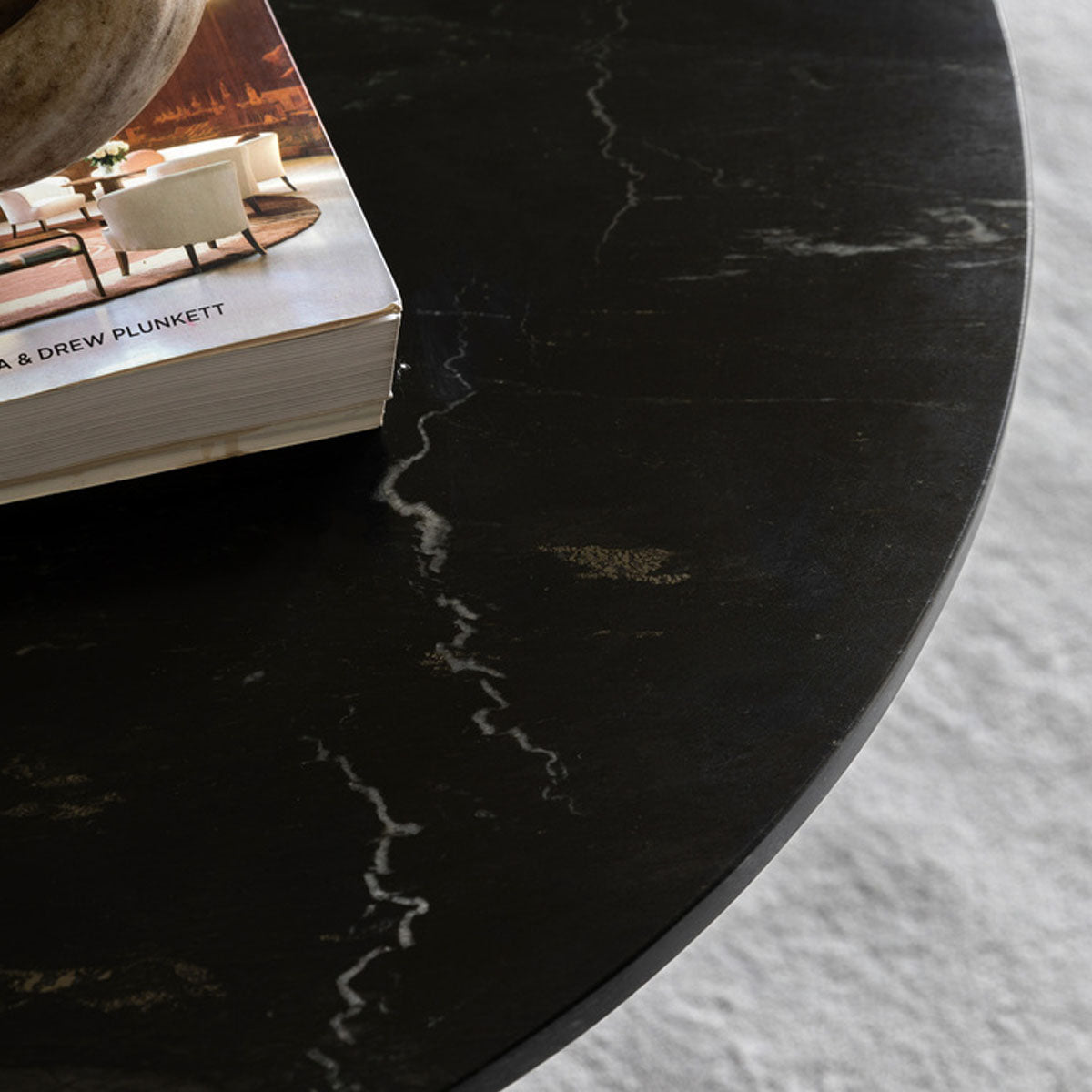 Gallery Direct Amalfi Coffee Table Black 800x800x400mm