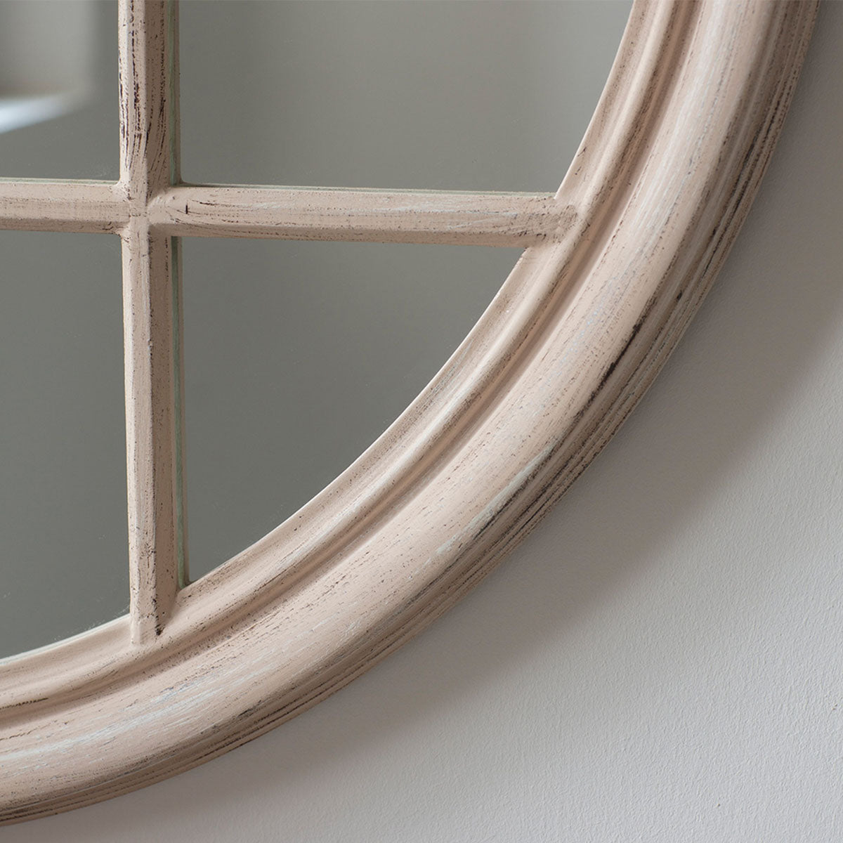 Gallery Direct Eccleston Round Mirror Clay 1000x1000mm