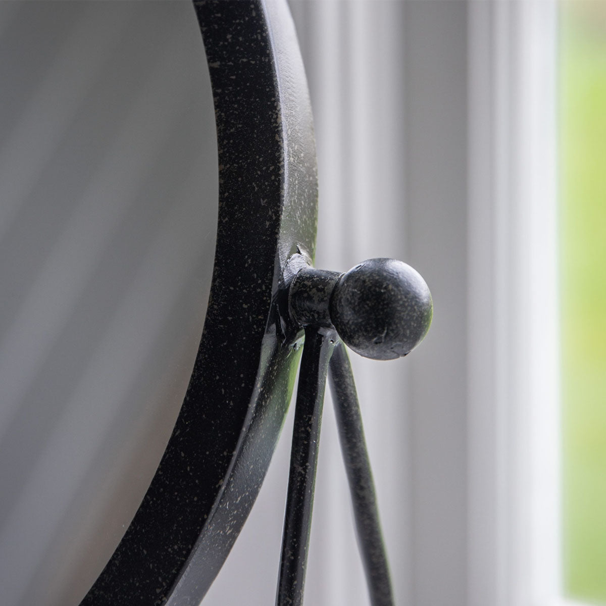 Gallery Direct Webber Mirror Black 360mm
