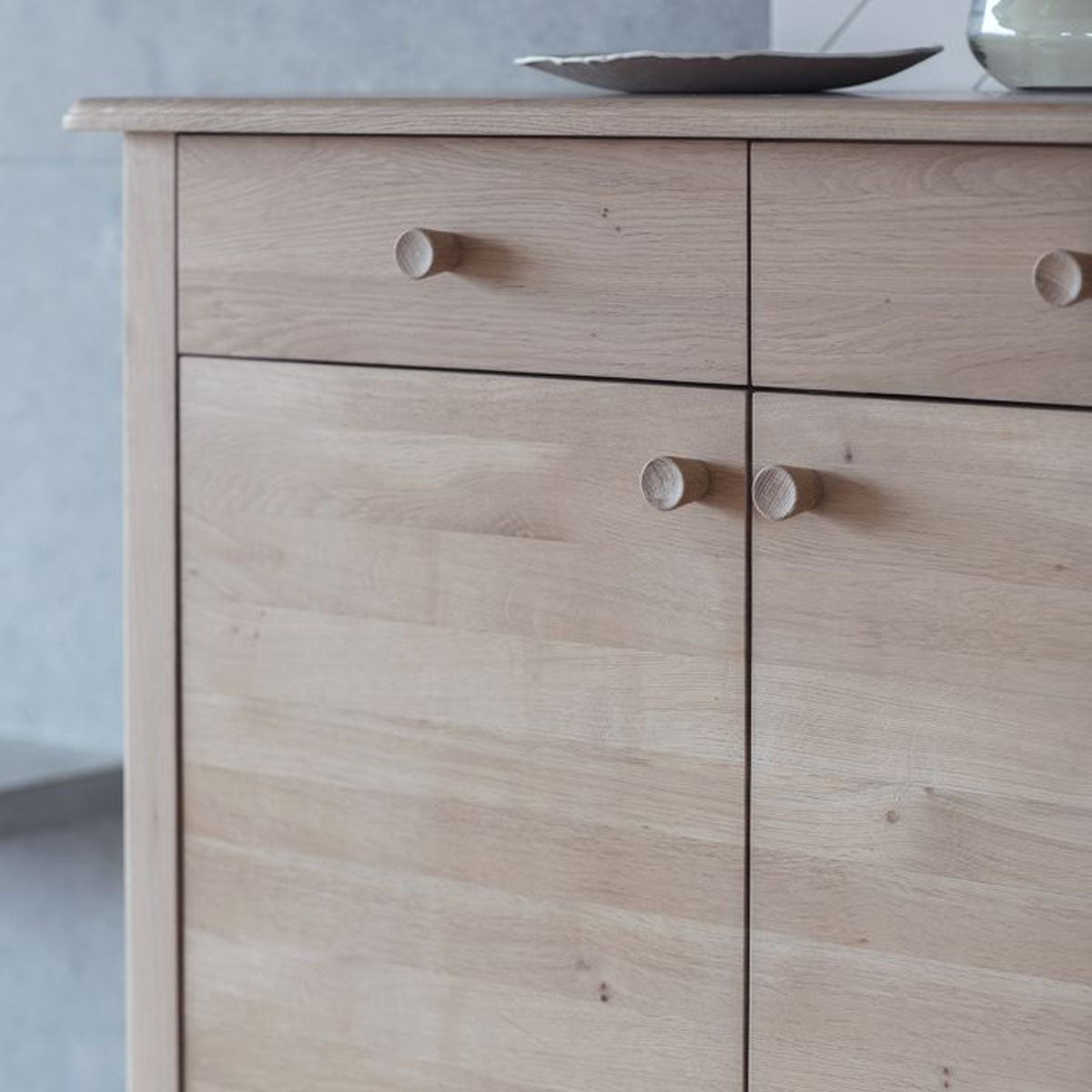 Gallery Direct Wycombe 3 Door 3 Drawer Sideboard 1400x475x850mm