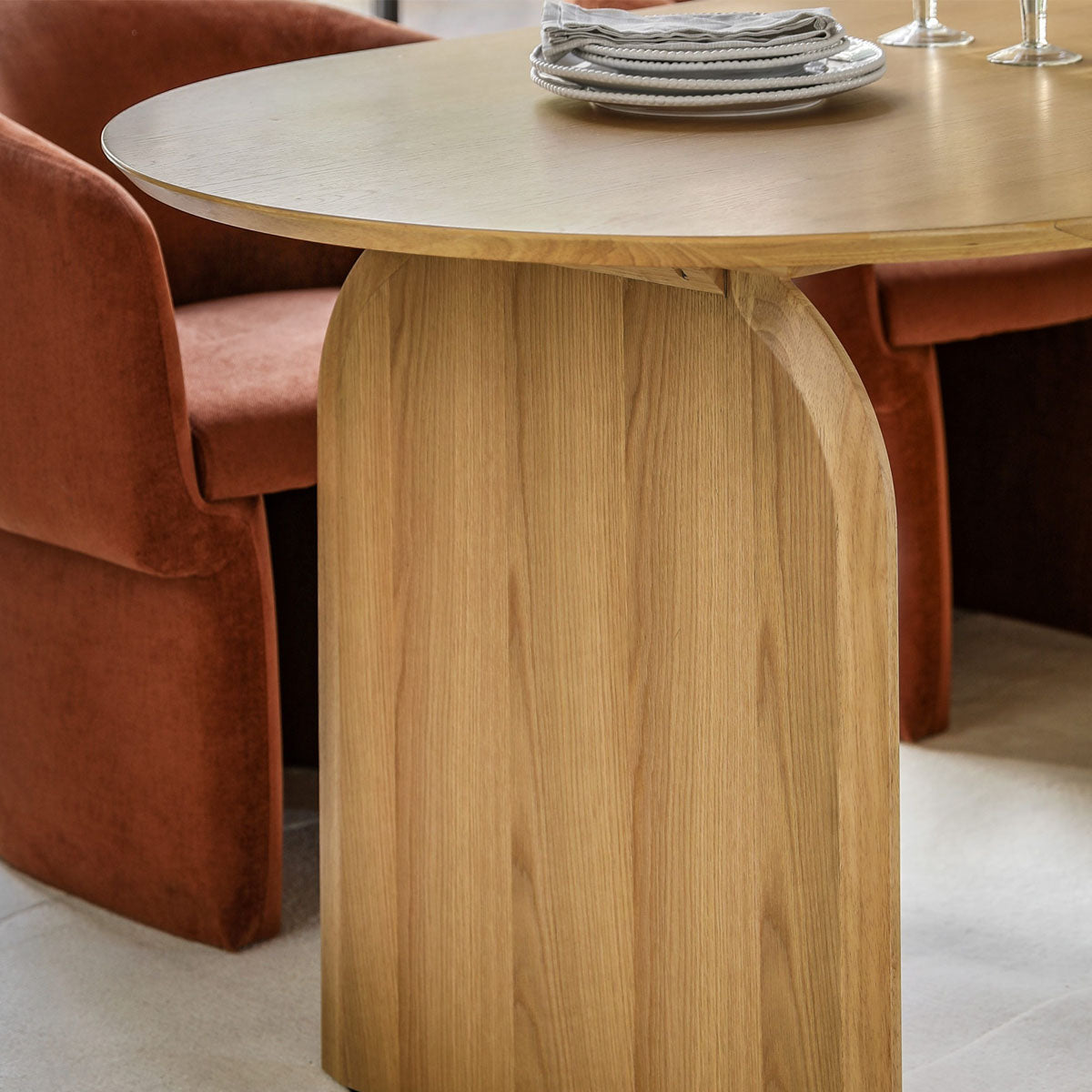 Gallery Direct Geo Dining Table 2000x1000x750mm