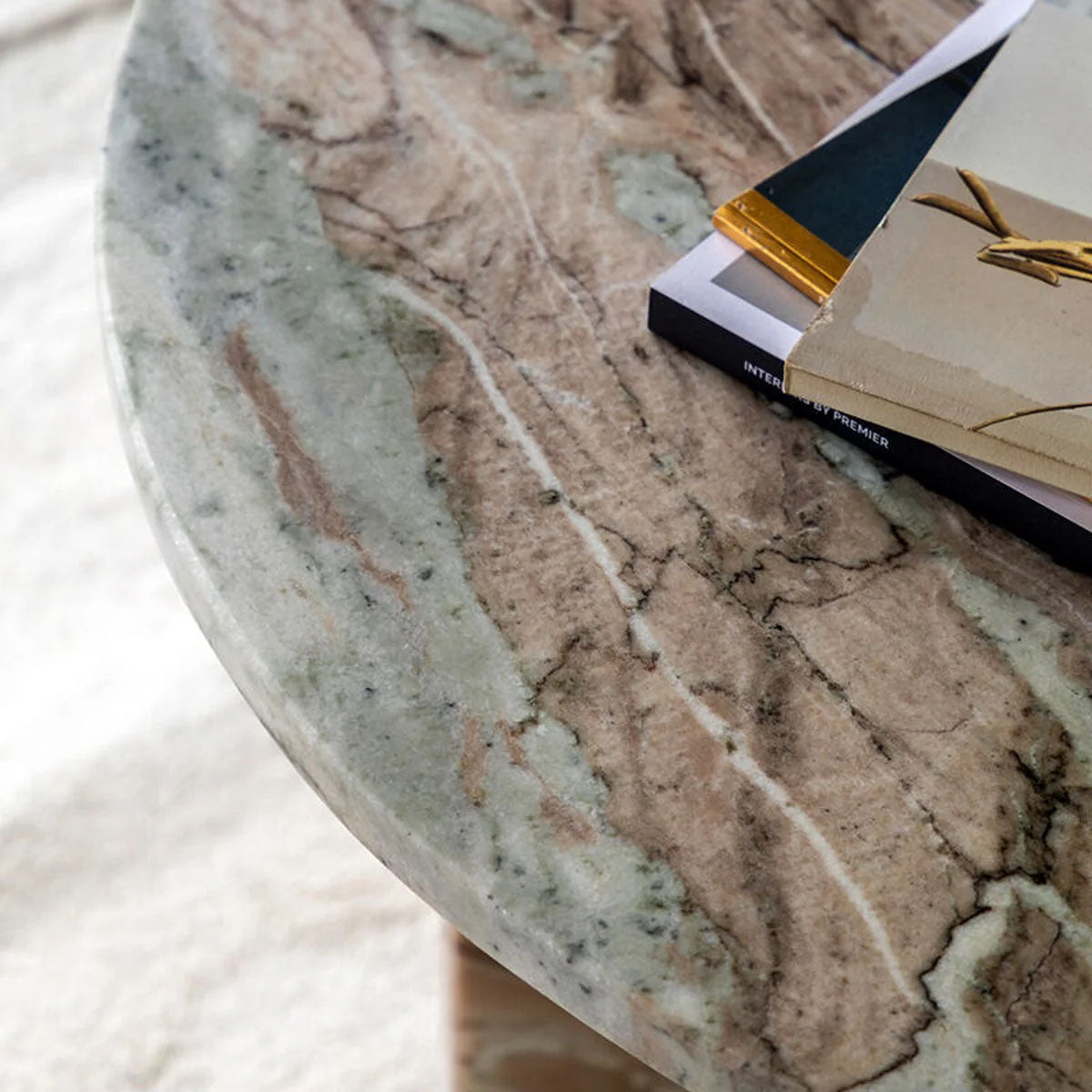 Gallery Direct Amalfi Coffee Table Natural 800x800x400mm
