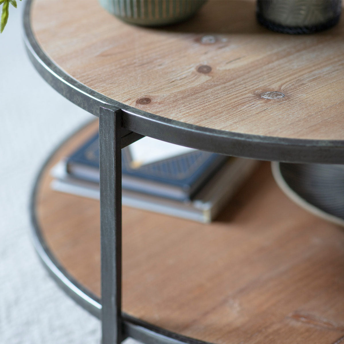 Gallery Direct Dunley Coffee Table Oak 650x650x500mm