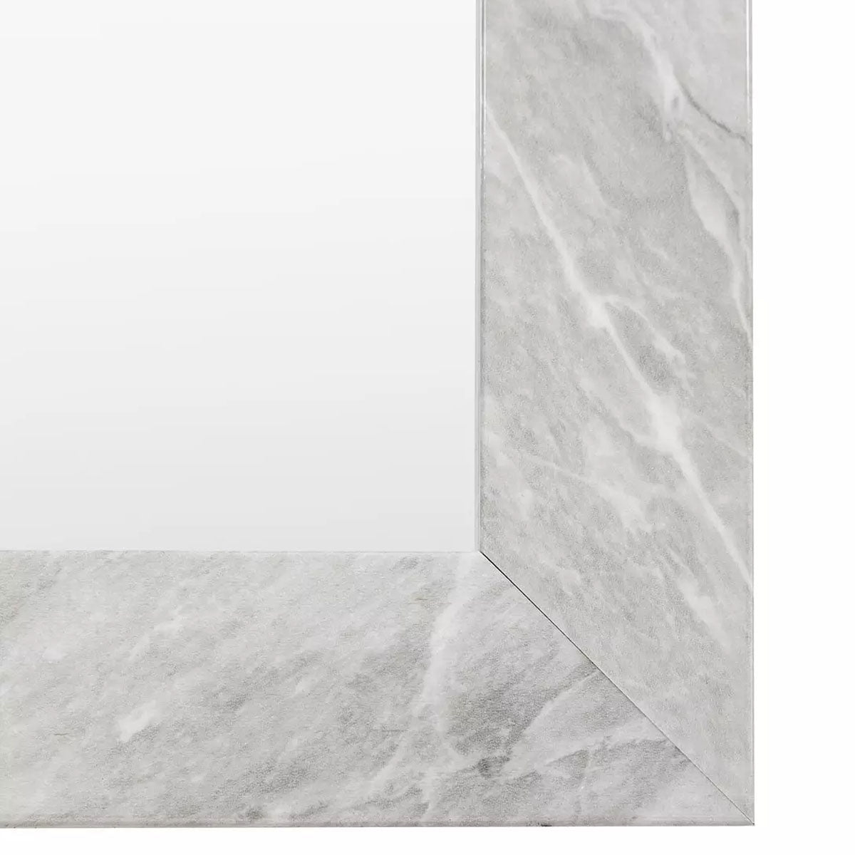 Gallery Direct Romano Leaner Mirror Marbled Grey 570x1570mm