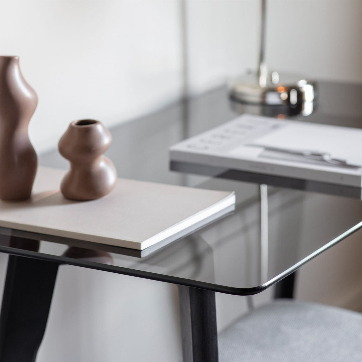 Gallery Direct Blair Desk Black 1000x500x750mm