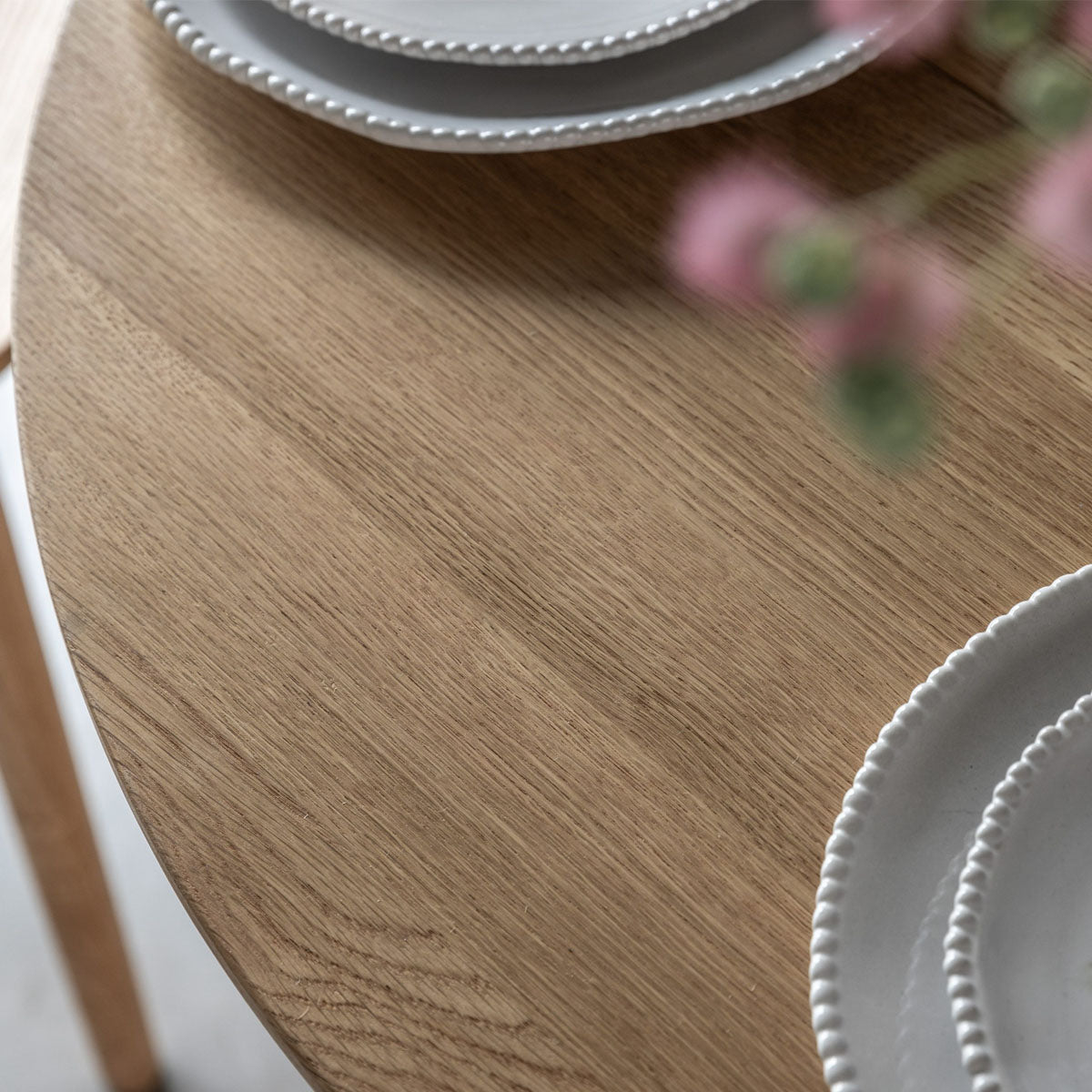 Gallery Direct Craft Folding Dining Table Natural 1000x1000x750mm