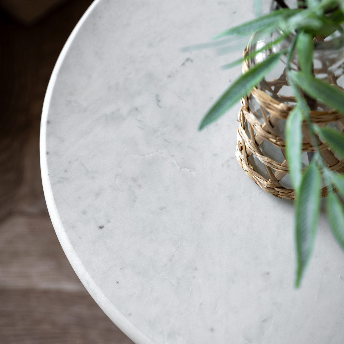 Gallery Direct Seville Side Table Blue 460x460x460mm