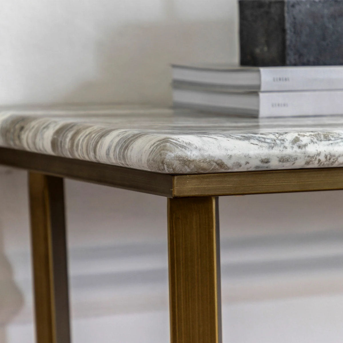 Gallery Direct Lusso Console Table 1100x400x800mm