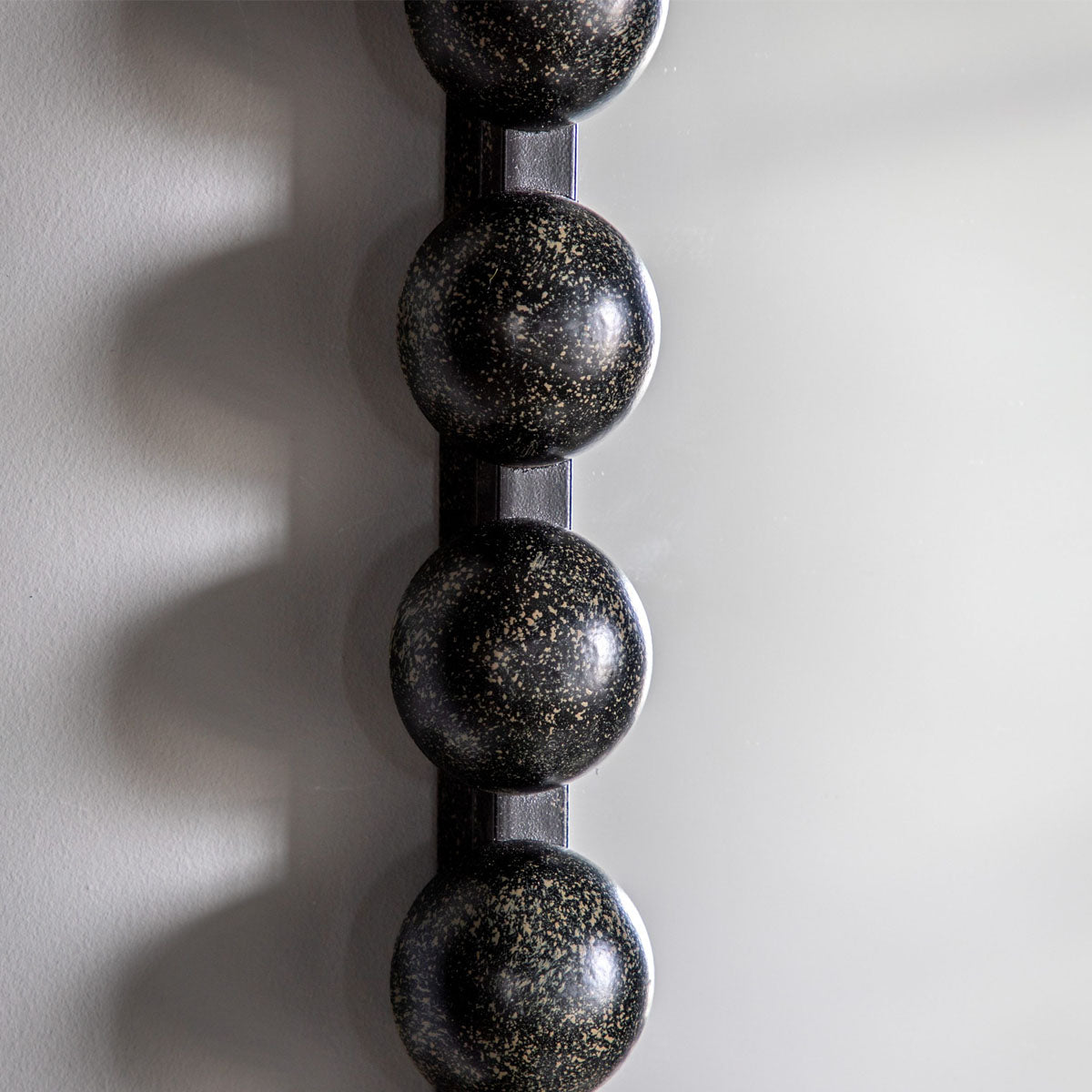 Gallery Direct Ceretti Mirror Black 600 x 50 x 900mm