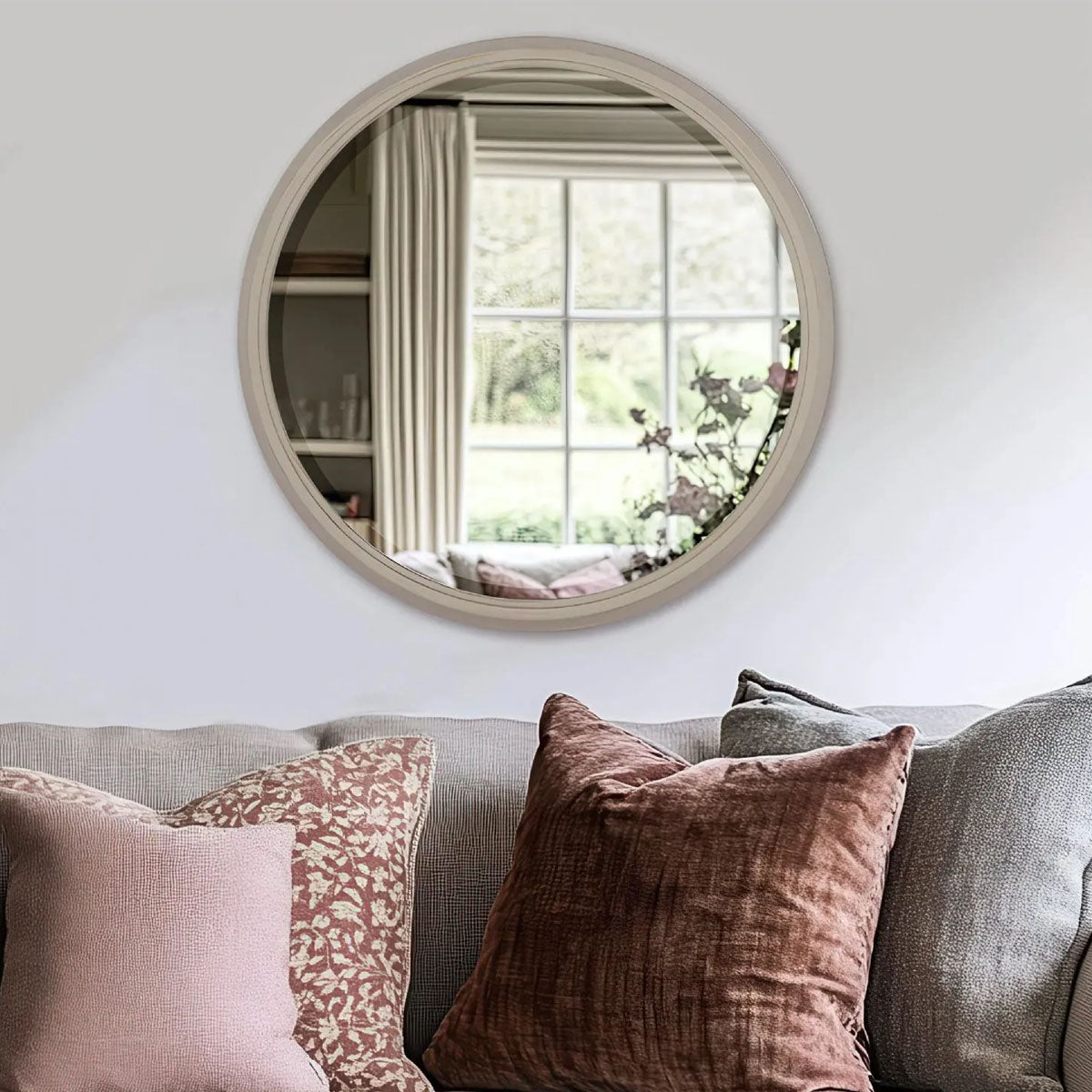 Gallery Direct Cotswold Mirror Wet Plaster 510x45x510mm