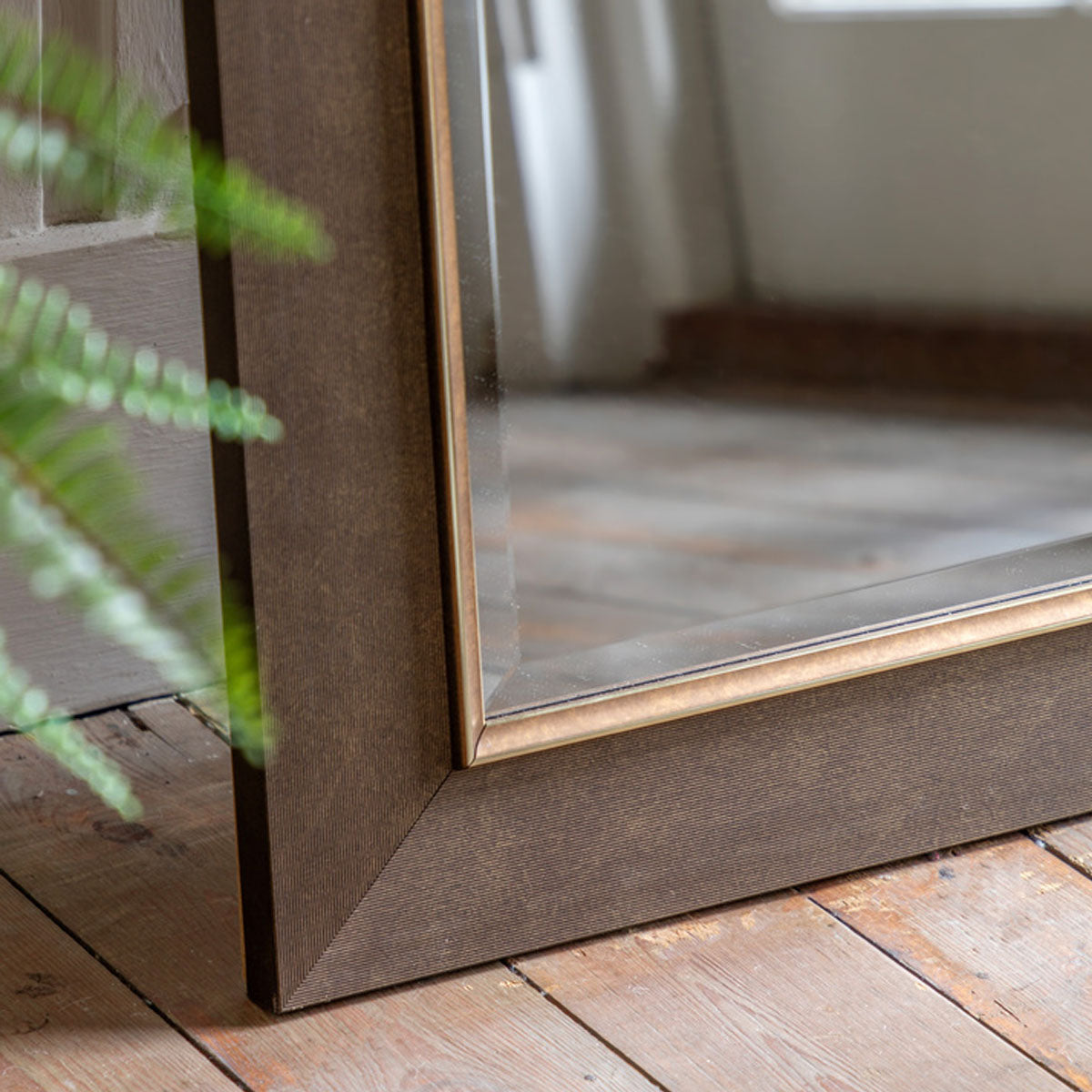 Gallery Direct Richmond Leaner Mirror Bronze 670x1670mm