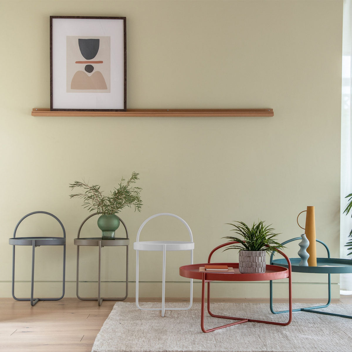 Gallery Direct Melbury Side Table White 400x400x660mm