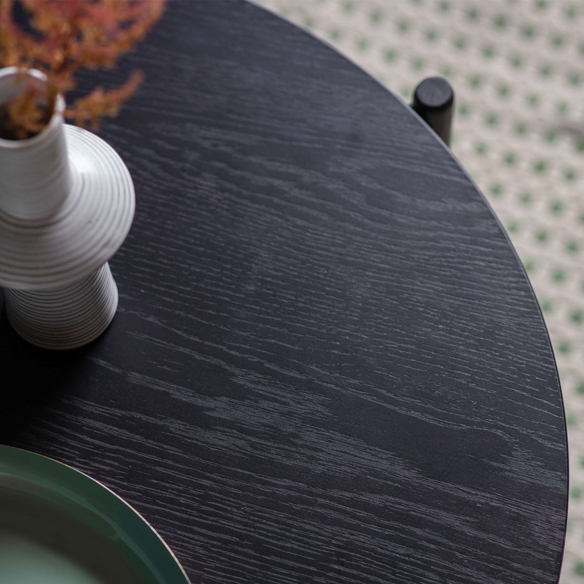Gallery Direct Burley Coffee Table Black 700x700x400mm