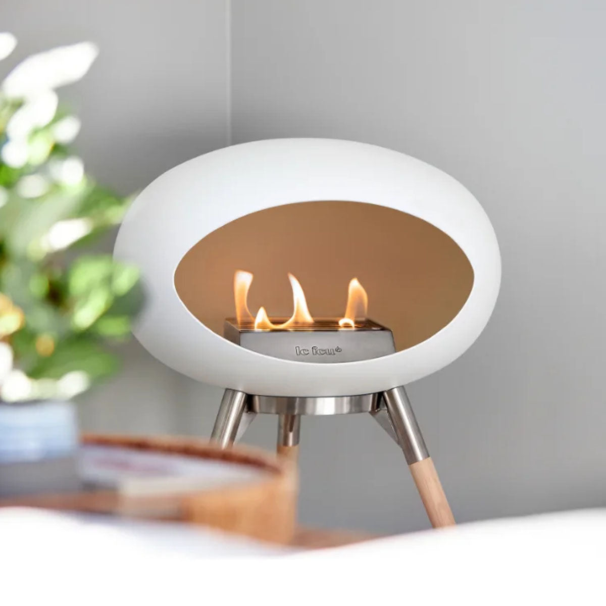 Le Feu Ground Wood Low - White