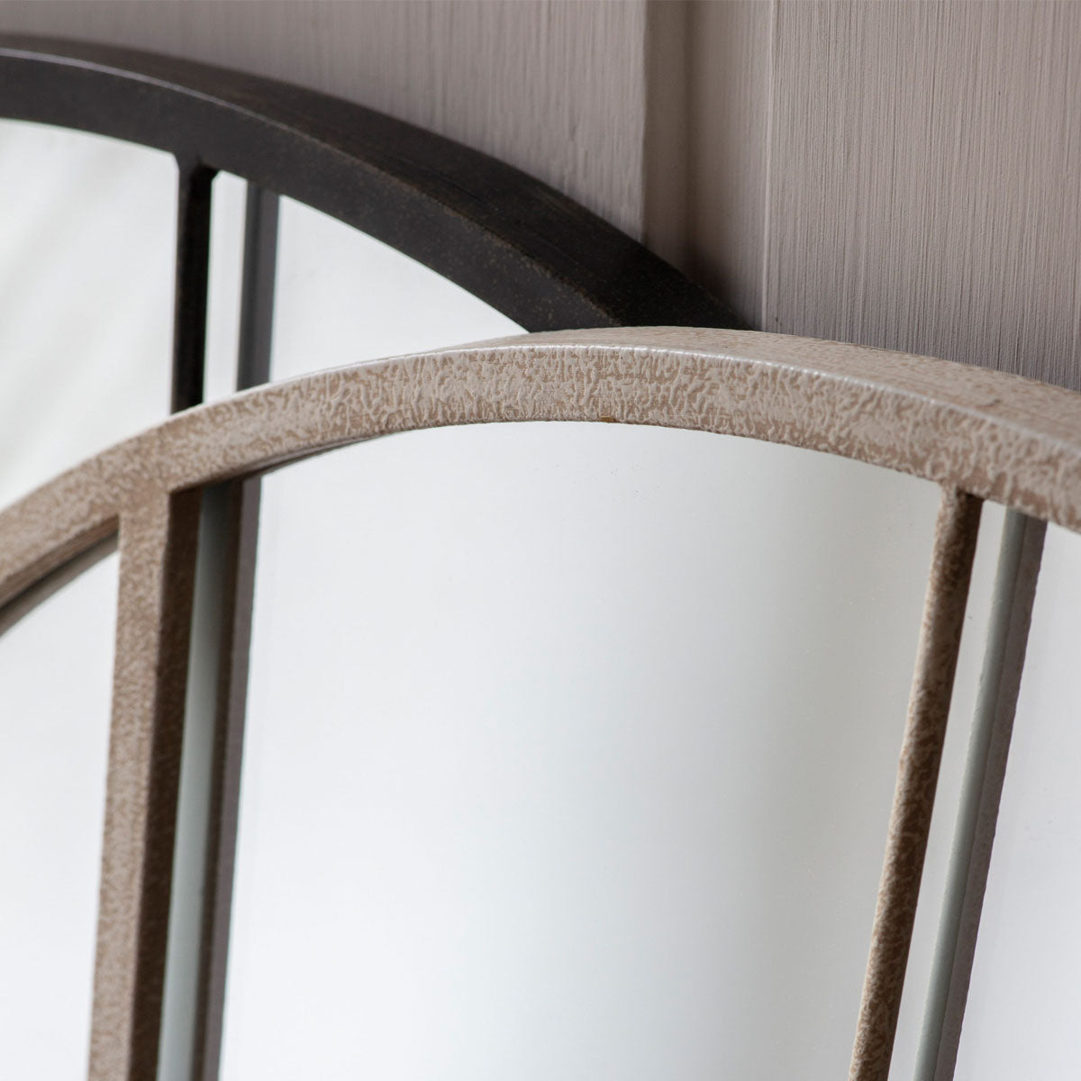 Gallery Direct Hampstead Arch Mirror White 760x950mm