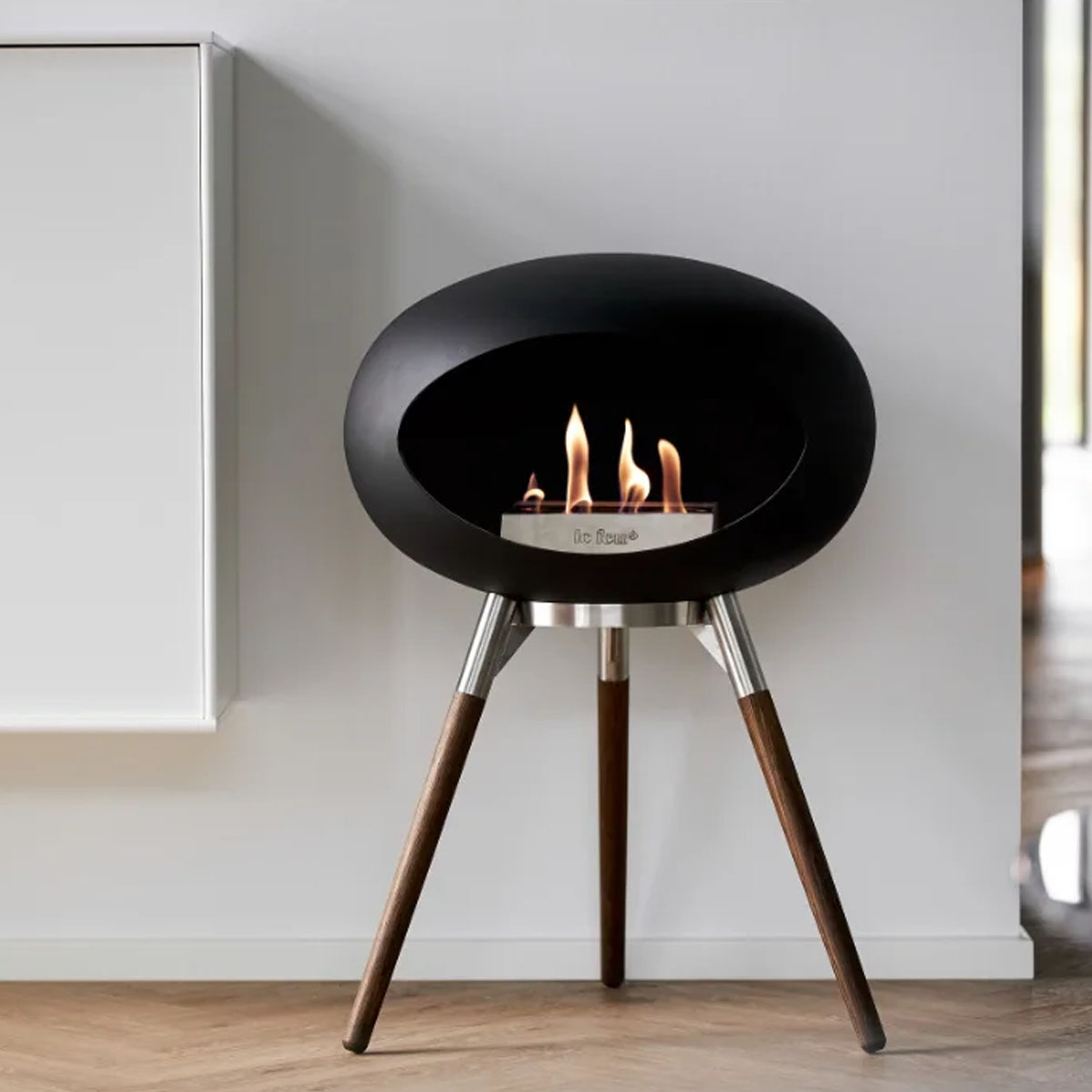 Le Feu Ground Wood Low - Black