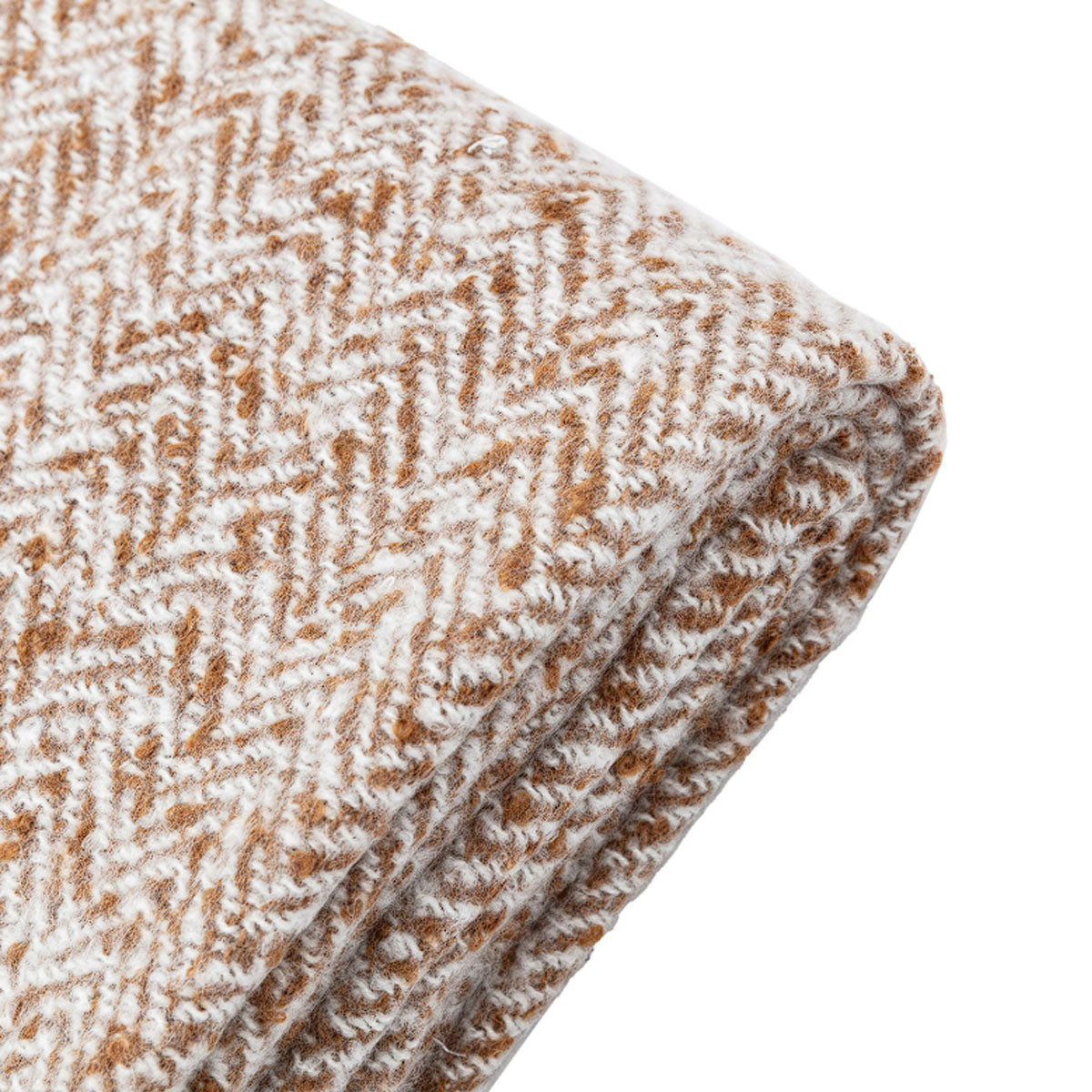 Gallery Direct Herringbone Faux Mohair Throw