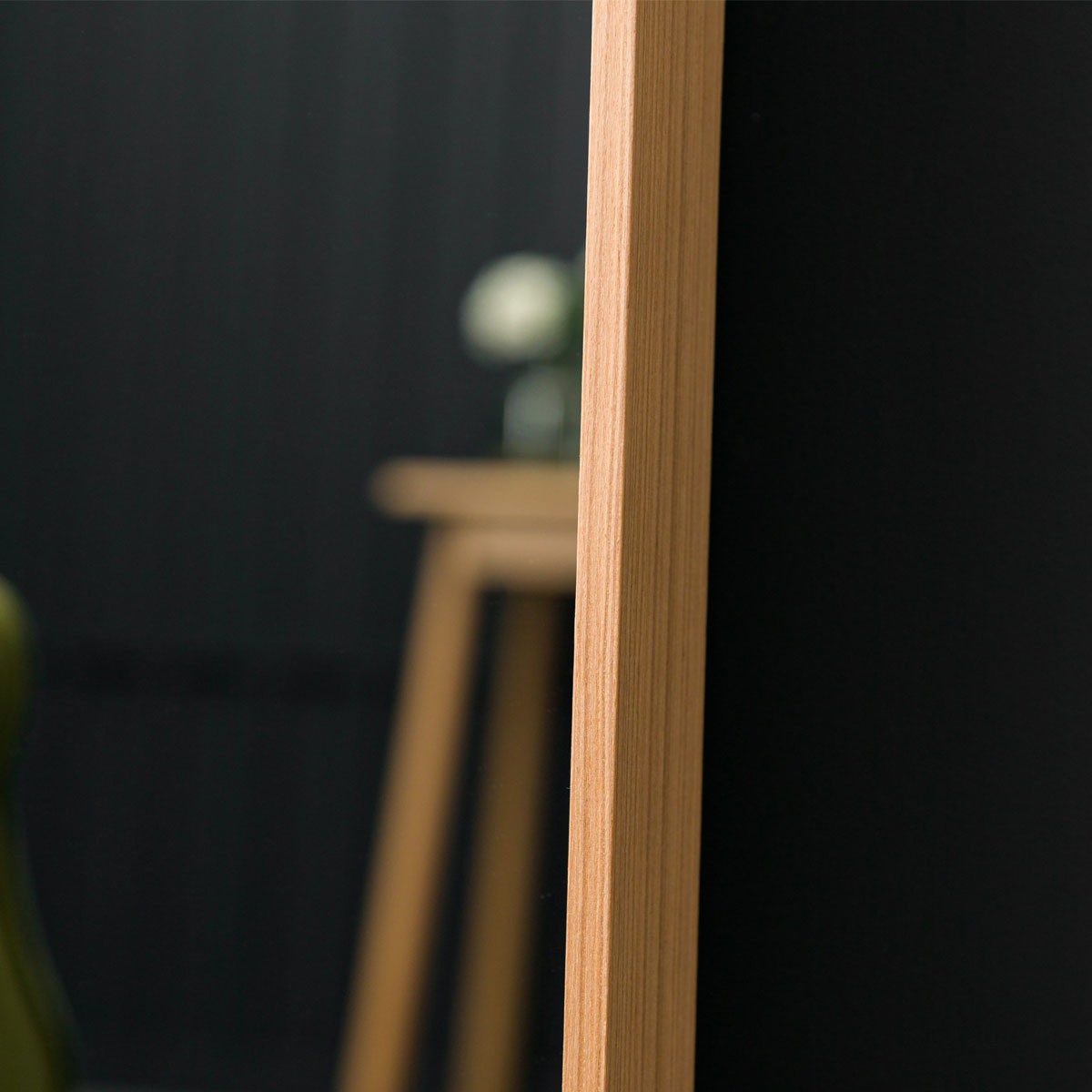 Gallery Direct Comet Mirror Long Oak 530x1425mm