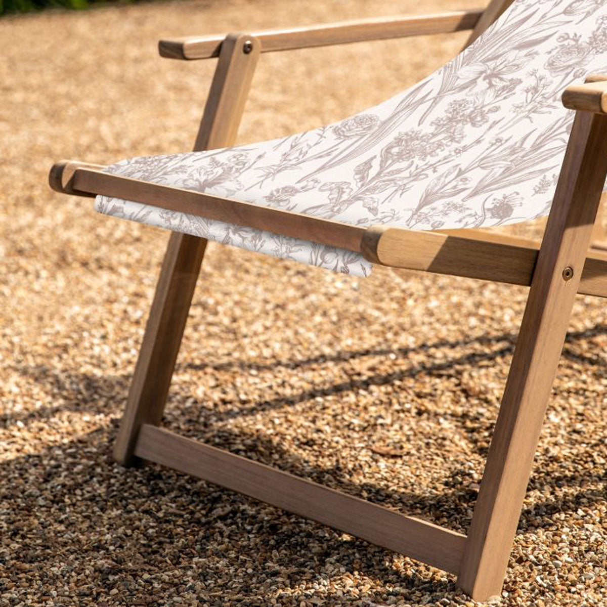 Gallery Direct Creta Deck Chair Clay Flora