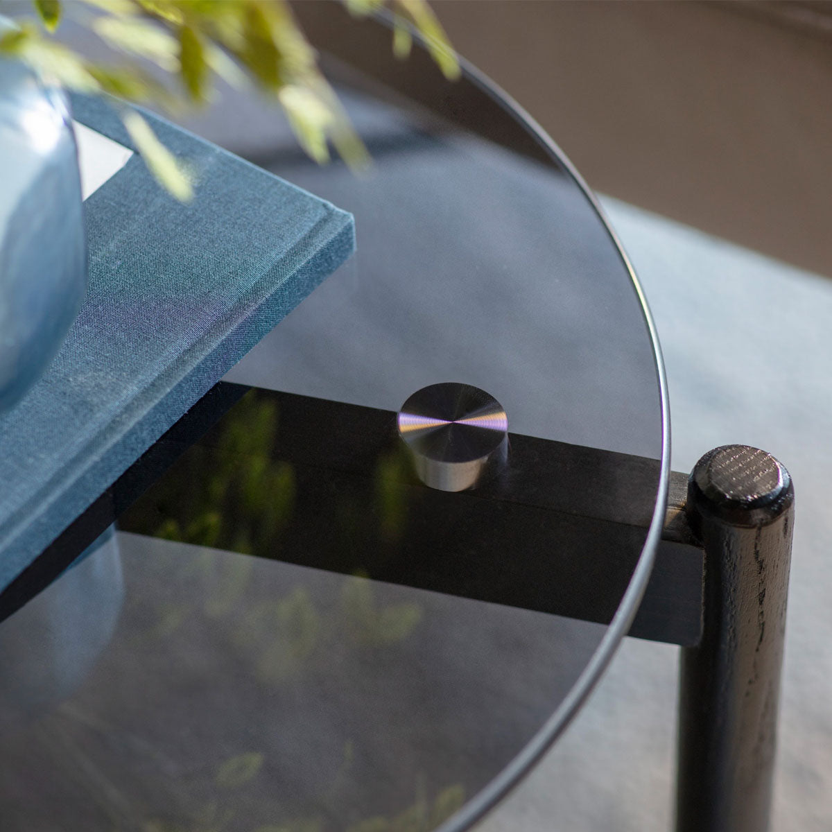 Gallery Direct Moran Side Table Black 400x400x450mm